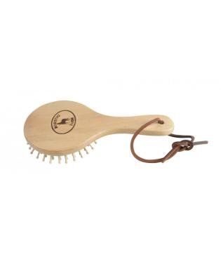 BROSSE A CRINS RONDE EN HETRE - BORSTIQ