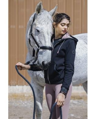 SWEAT A CAPUCHE ZIPPE "JULIETTE" - EQUITHEME