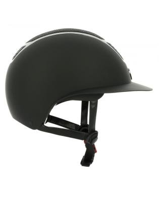 CASQUE AIRY VISIERE LARGE CELESTE - EQUITHEME